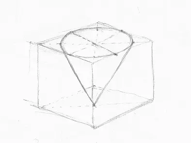 Dessiner un cône avec un cube